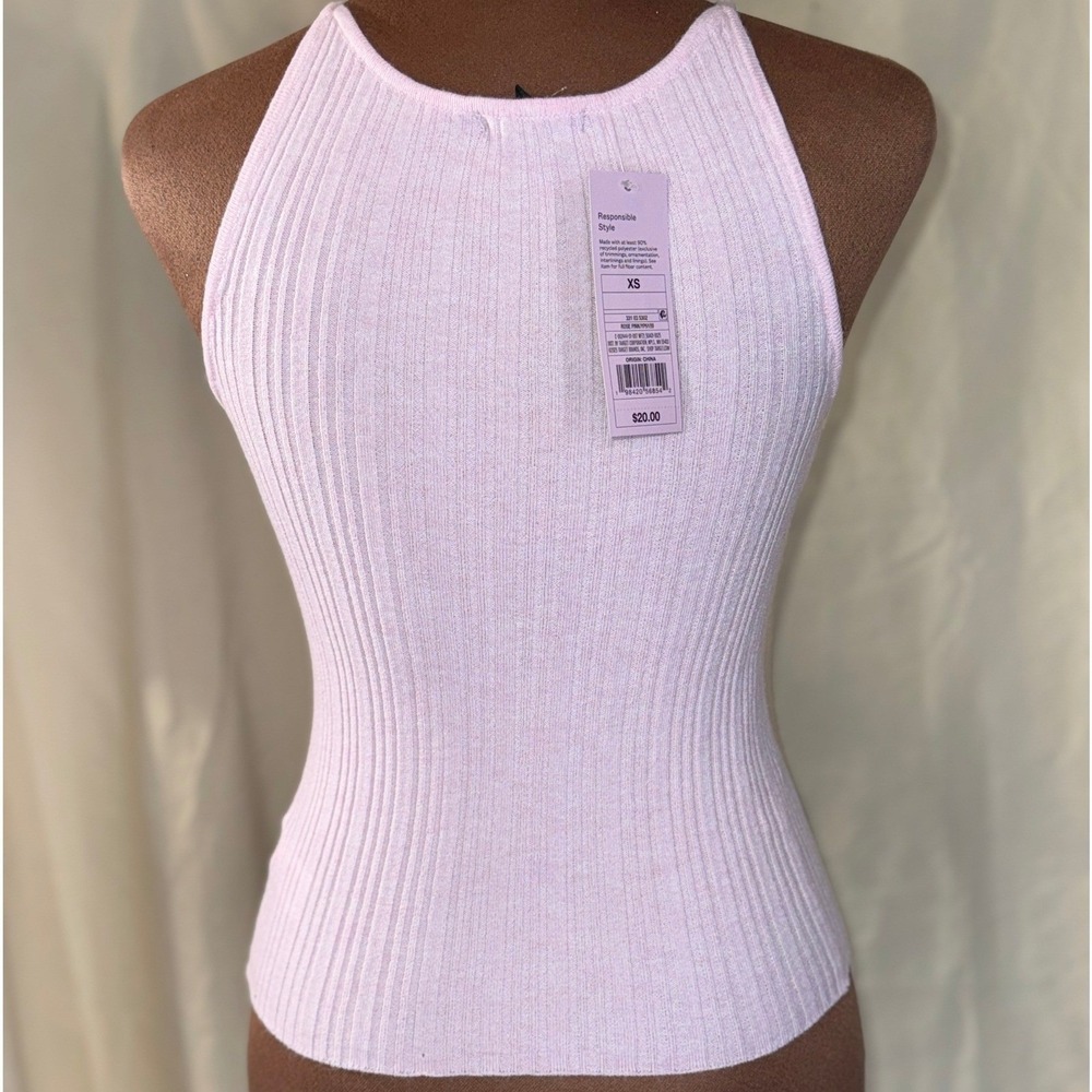 Wild Fable Tank Lot XS/S Ribbed Pink White Lot of 2 Basic NWT Women's Cami Top - Picture 5 of 10